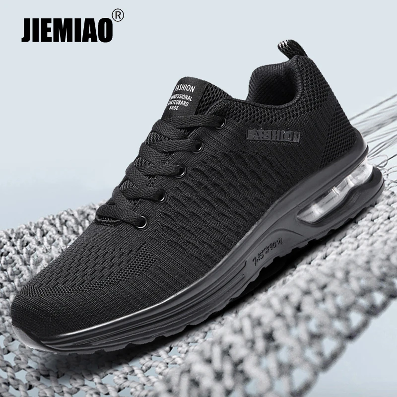 

JIEMIAO Sport Running Shoes Fashion Breathable Damping Air Cushion Men Sneakers Outdoor Couple Walking Casual Shoes Size 37-47