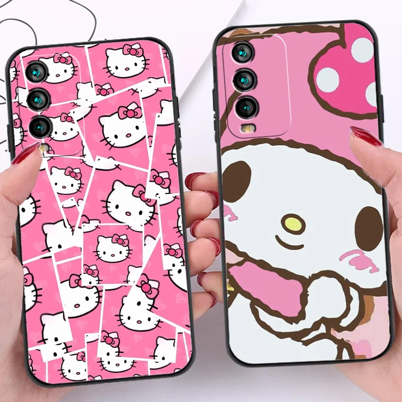

Hello Kitty 2022 Phone Cases For Xiaomi Redmi Note 10 10 Pro 10S Redmi Note 10 5G Back Cover Carcasa Soft TPU Coque