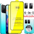 Poco M4 Pro 5G стекло, защитное стекло + задняя пленка Pocco Poco M4 Pro закаленное стекло Poco X4 X3 Pro GT M3 F3 Glass Pocophone X4Pro защита для экрана Poco M4X4 Pro 5G стекло поко м4x4 про покофон x3 нфс