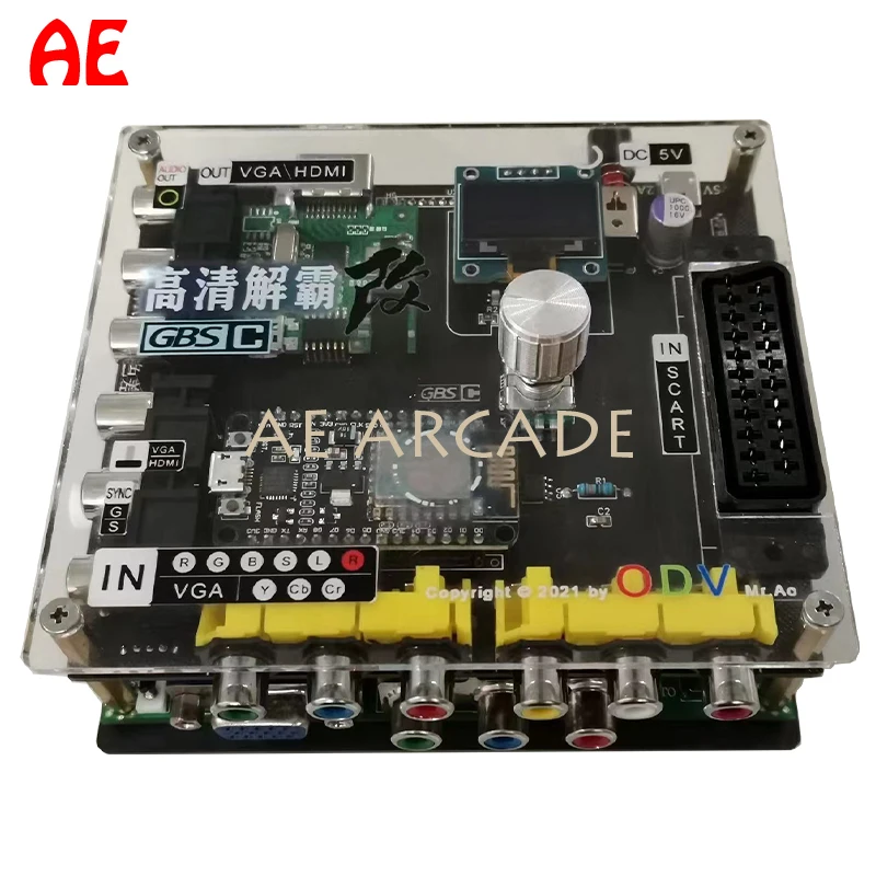 GBSC GBS управление RGBS /Scart /Ypbpr сигнала в CRT/VGA /HDMI-совместимые