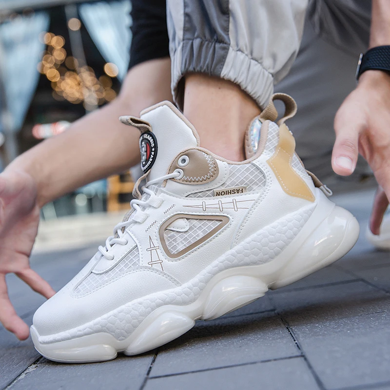 High Quality Brand Casual Sneakers Men Fashion White Classic Men Sneakers Outdoor Hot Sale Casual Sports Shoes Men Breathable