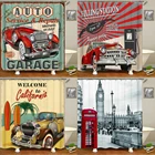 Ретро Классические тачки водонепроницаемые занавески для душа европейские занавески для ванной полиэстер ткань моющиеся декоративные занавески для ванной