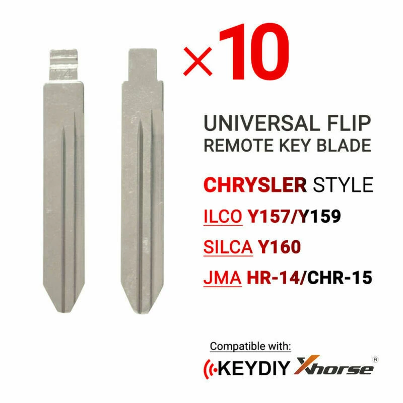 

10x Новый необработанный Универсальный флип-чехол для Chrysler Y157/Y159 Y160