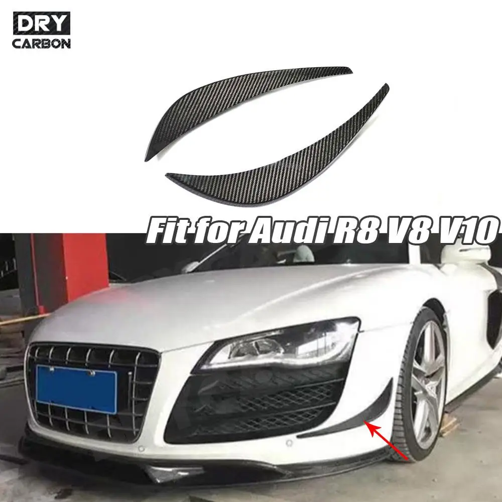 Для Audi R8 V8 V10 2008-2015 Стайлинг автомобиля из углеродного волокна накладка на