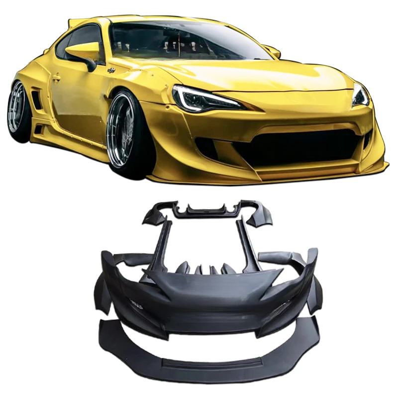 Фото Высококачественный обвес Rocket Bunny Wide Body для Toyota 86 GT86 Subaru BRZ 2013-2020: передний и задний бамперы, крылья, боковые пороги, задний дифференциал №1