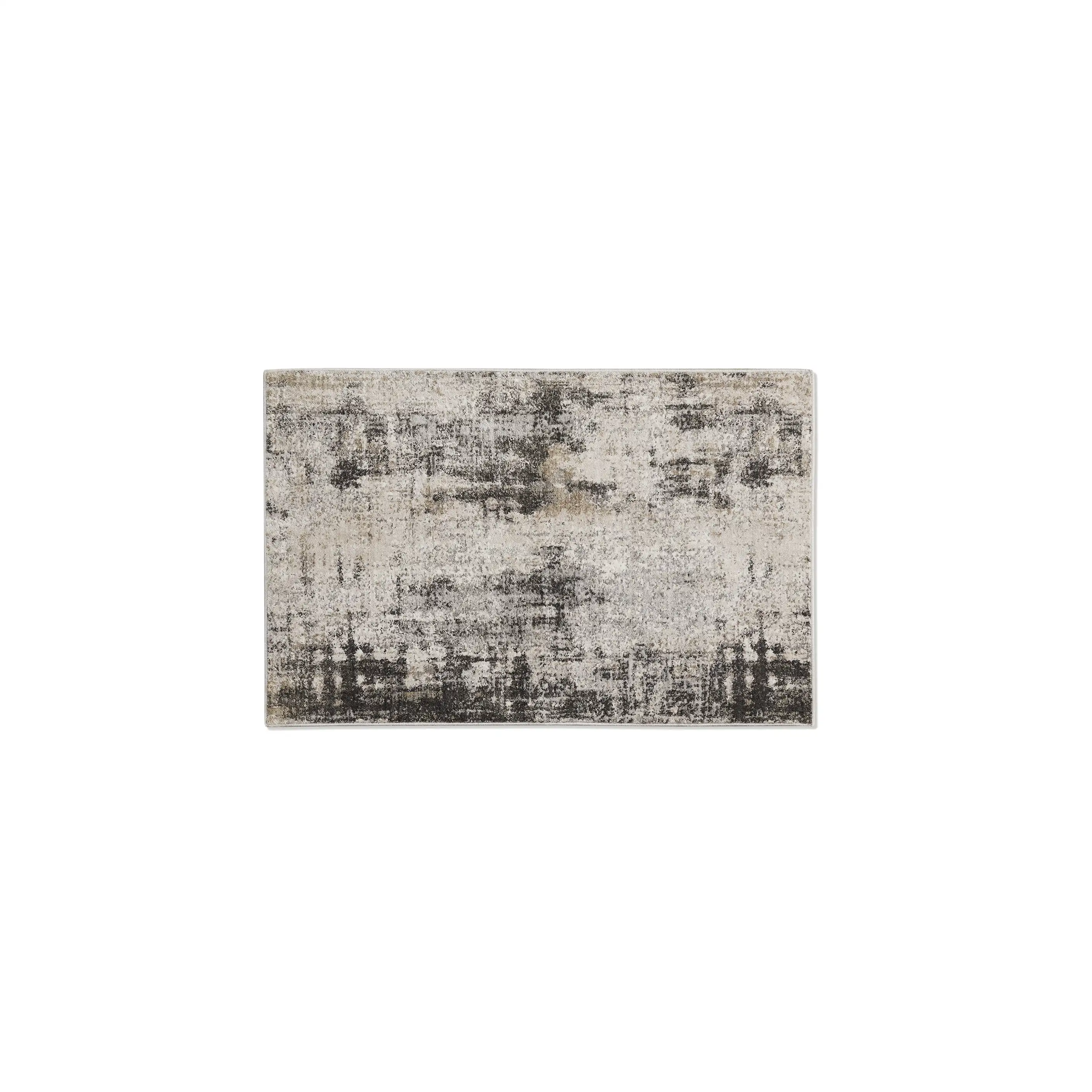 

Grey Abstract Area Rug, 30" x 46"