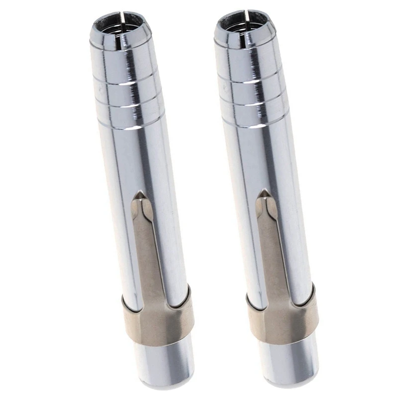 

8 PCS Silver Aluminum Alloy Chalk Keeper Holder