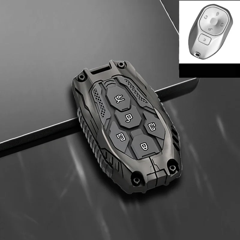 Фото Чехол-держатель для ключей из цинкового сплава для GAC Trumpchi GS7 GS8 GM8 GS5 GA6 GM6 GN8 Empow J15 J16 2023 2022, аксессуары для интерьера №4