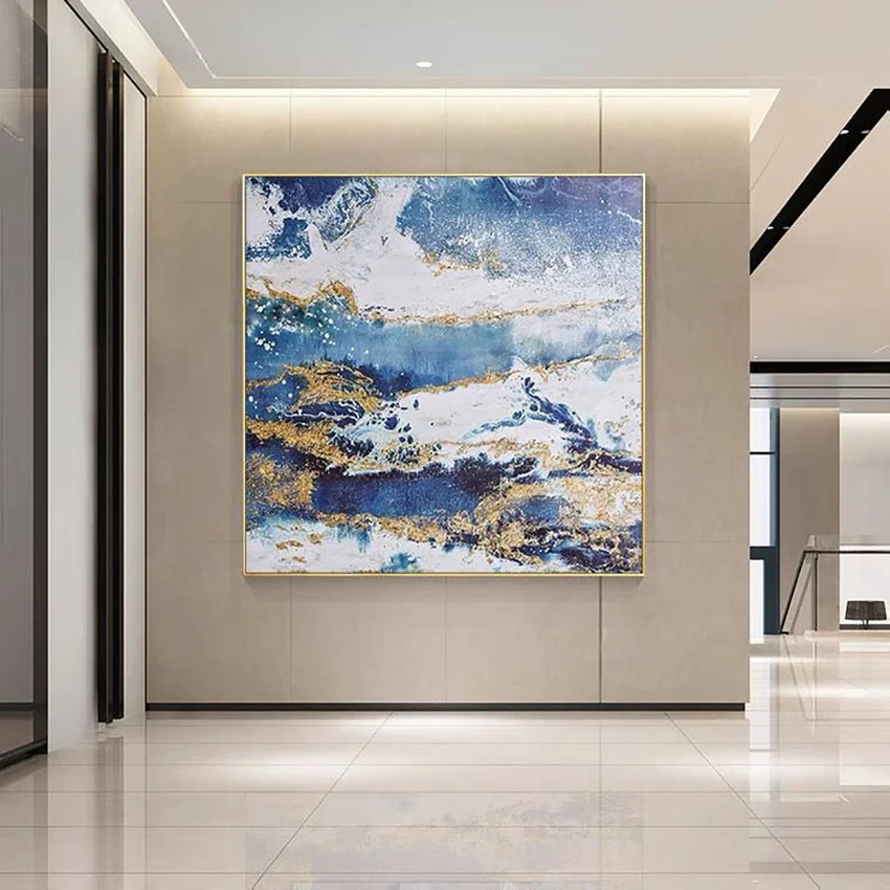 Современная домашняя декоративная живопись искусственная роспись абстрактная