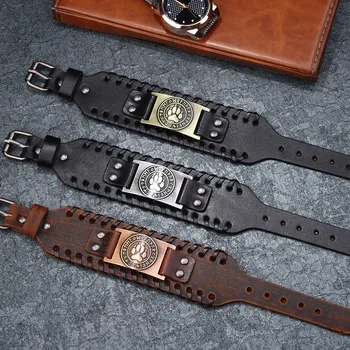 Braided Wrap Leather Bracelets 3