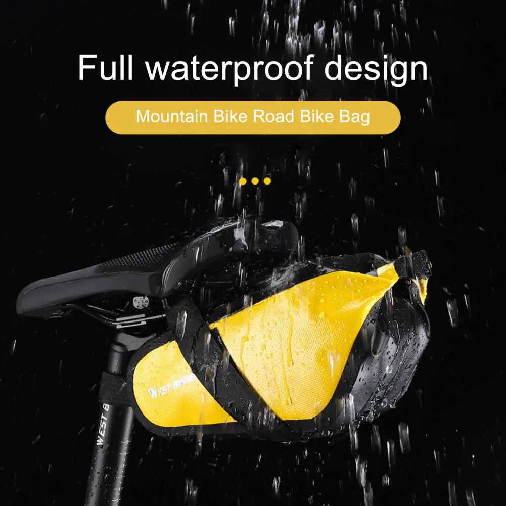 Сумка для велосипеда износостойкая легко устанавливаемая из ПВХ сумка горного