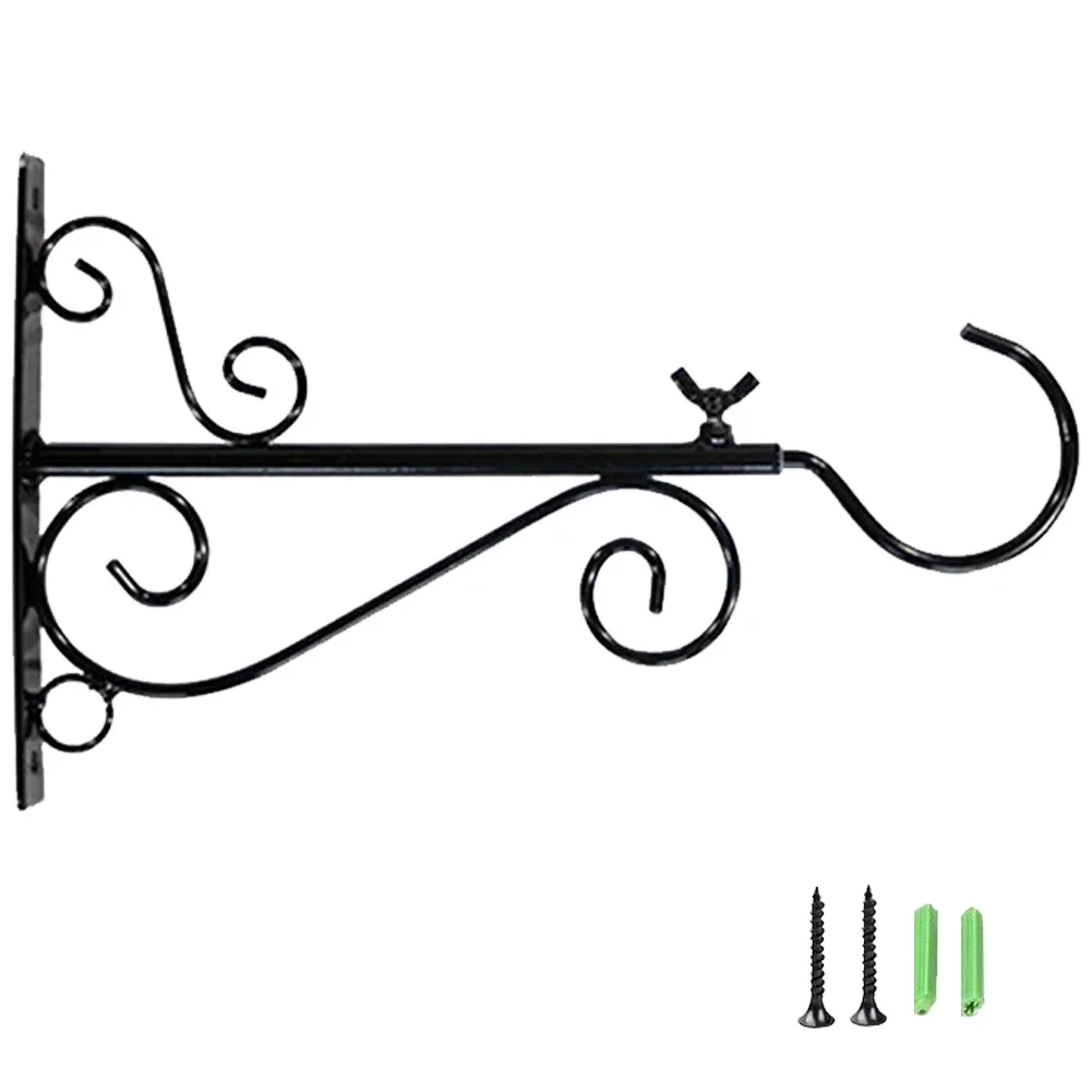 Железный S-образный Крючок Кормушка Для Птиц Регулирующая Настенная Подставка