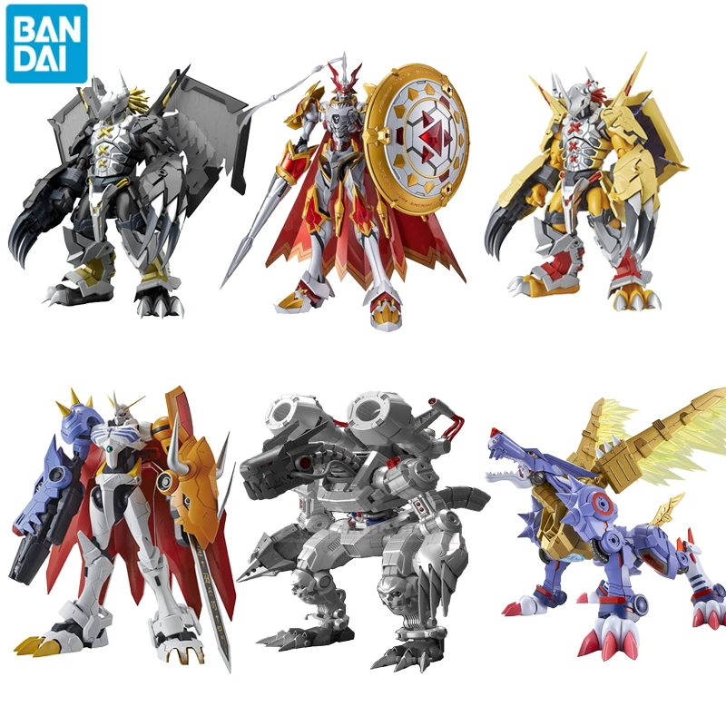 

Original Bandai Digimon Adventure Wargreymon Mugendramon Imperialdramon Omegamon Gallantmon MetalGarurumon Toys for Children PVC