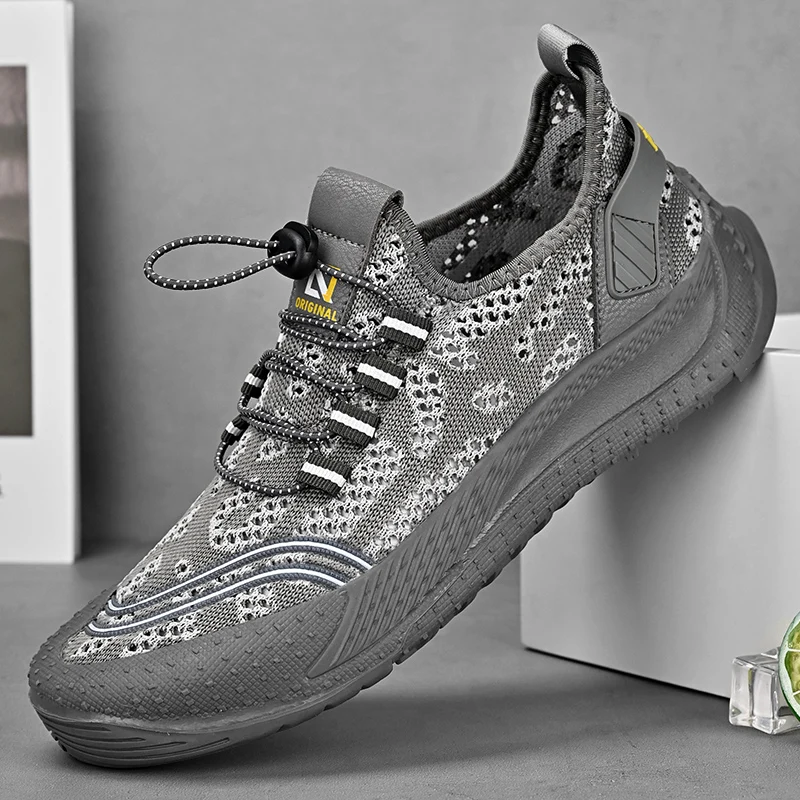 

CYYTL Men's Shoes Mesh Outdoor Leisure Handmade Breathable Fashion Slip-On Non Slip Soft Sole Four Seasons 2022 Male Sneakers