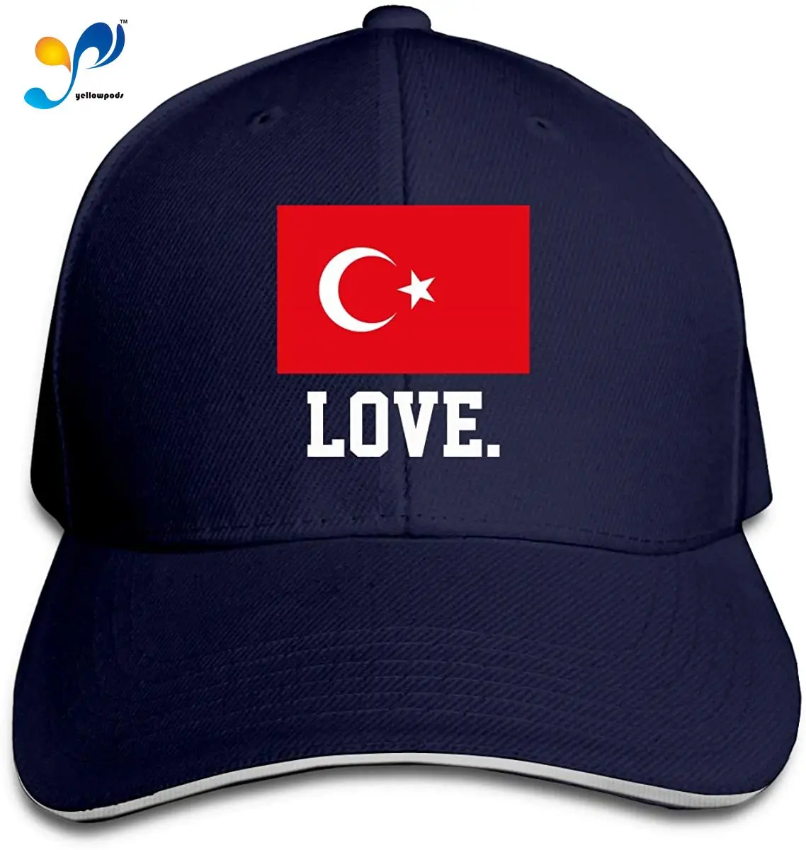 

Flag Of Turkey Men Cotton Classic Baseball Cap Adjustable Size