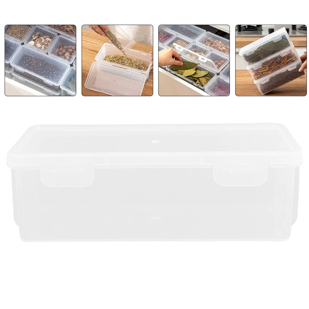 

Spice Cabinet Bread Dispenser Keeper Storage Container Airtight Loaf Plastic Containers
