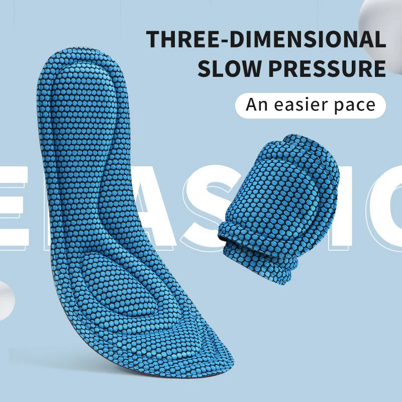 Memory Foam Insoles for Shoes Men Women Nano Antibacterial Massage Sport Insole Feet Orthopedic Shoe Sole Running Accessories