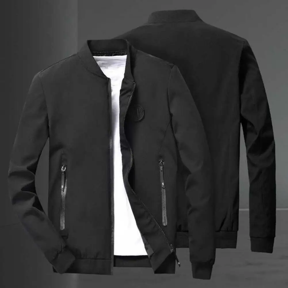 

Popular Ribbed Bottom Sports Jacket Sports Windbreaker Male Dressing