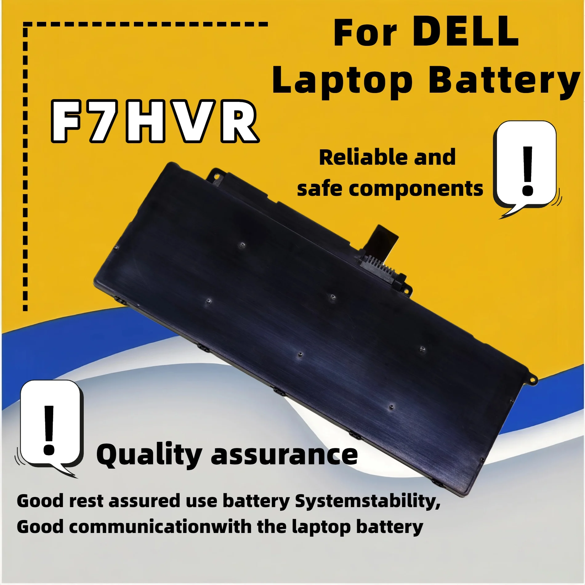 Фото Аккумулятор FRLESUI F7HVR для DELL Inspiron серий 15-7537, 15-7547, 15-7548, 15-7737, 17-7737, N7437, 15R, 5545, 15 5547, 17-7746 №3