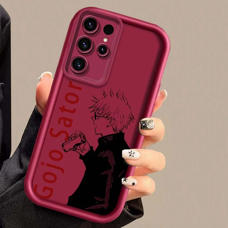 Фото Чехол для телефона Gojo Satoru Cute для Samsung Galaxy S25 S24 S23 S22 S21 S20 Ultra Plus FE 5G Eye Ladder №5