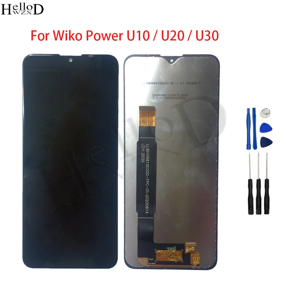 ЖК-экран 6,82 дюйма для Wiko Power U10 U20 U30, ЖК-дисплей, сенсорный экран, дигитайзер, аксессуары, инструменты для сборки