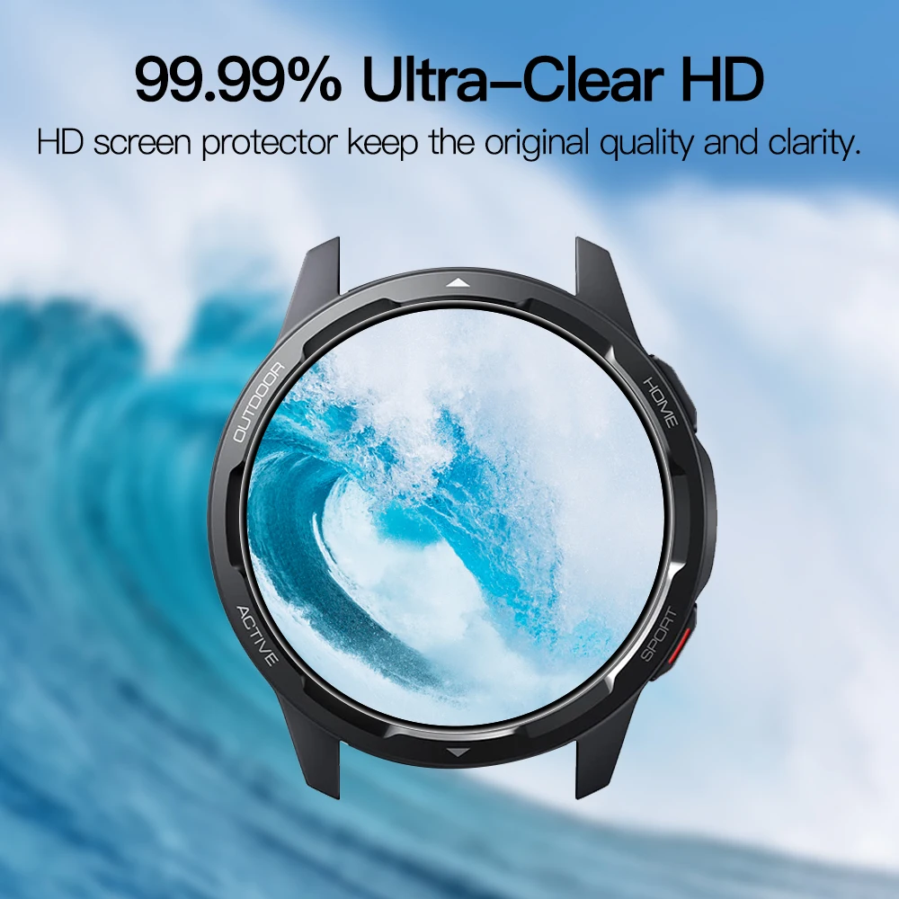 20D защита для экрана Xiaomi Mi Watch S1 Active / S2 42 мм 46 полное покрытие мягкая защитная