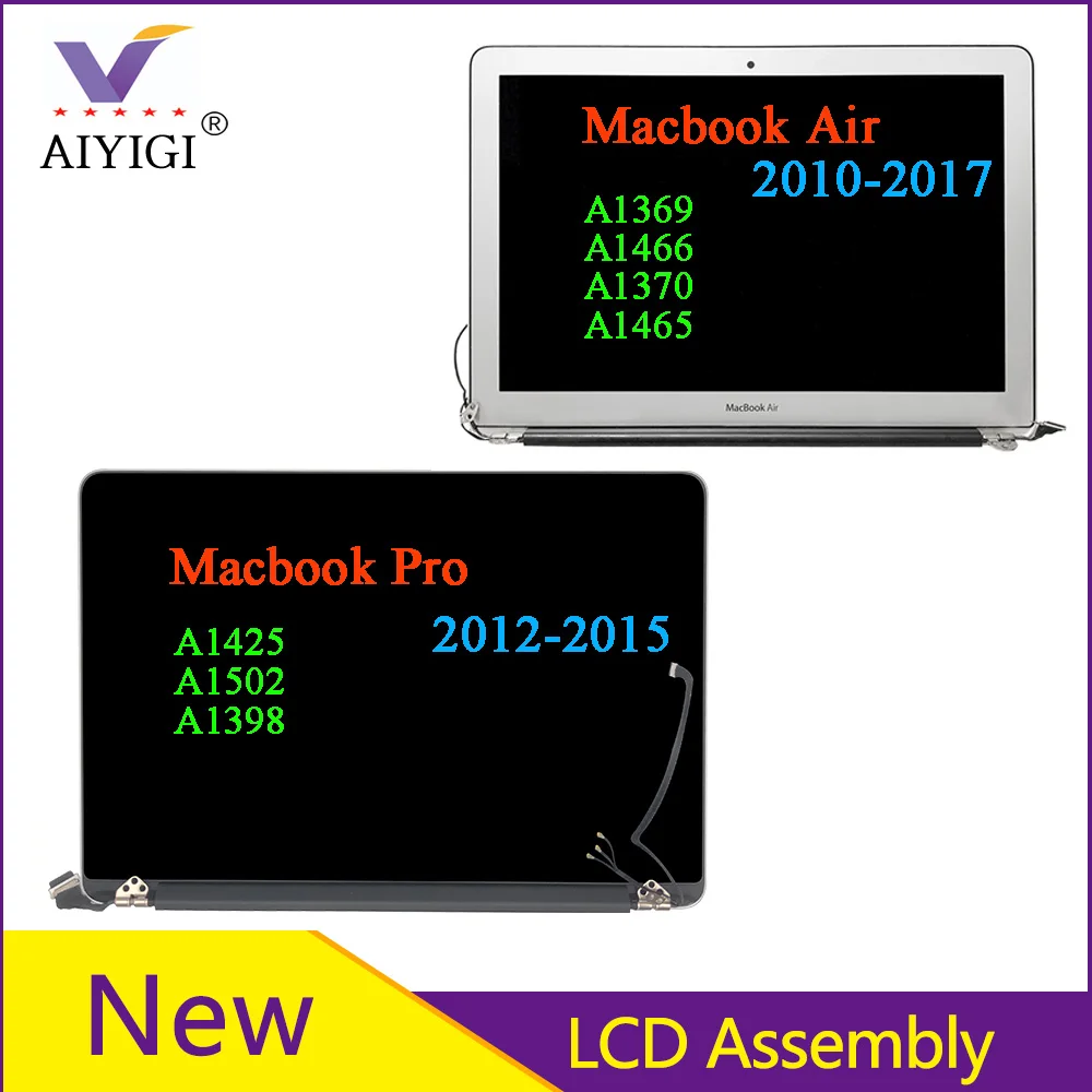 Для MacBook Air Macbook Pro Retina 11 &quot13&quot 15 &quotA1369 A1466 A1370 A1465 A1425 A1502 A1398 сменный ЖК-экран в сборе