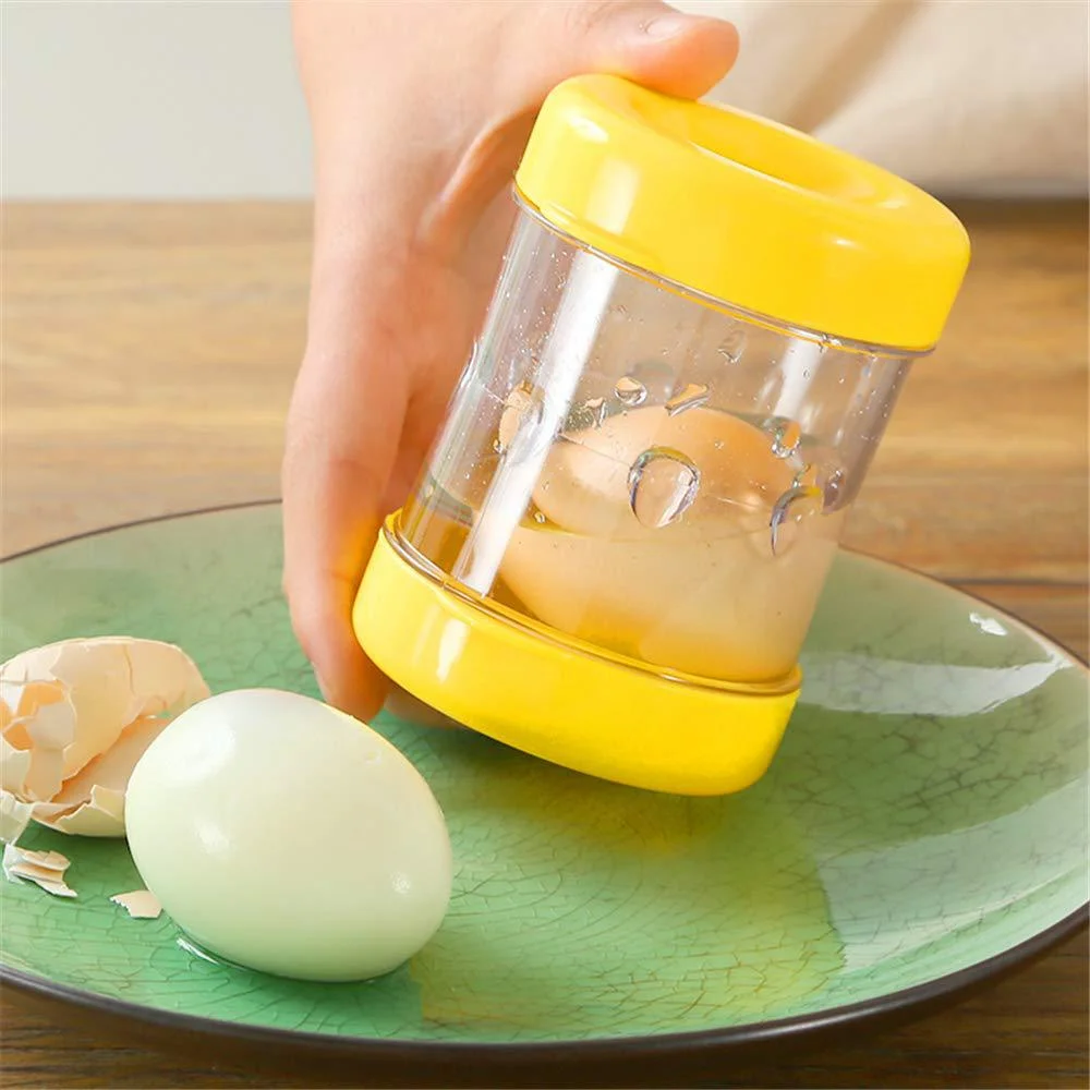 

Hand-operated Hand Egg Stripper Plastics Manual Automatic Eggshelll Safe Pollution-free Avoid Ironing Egg Shell Separator