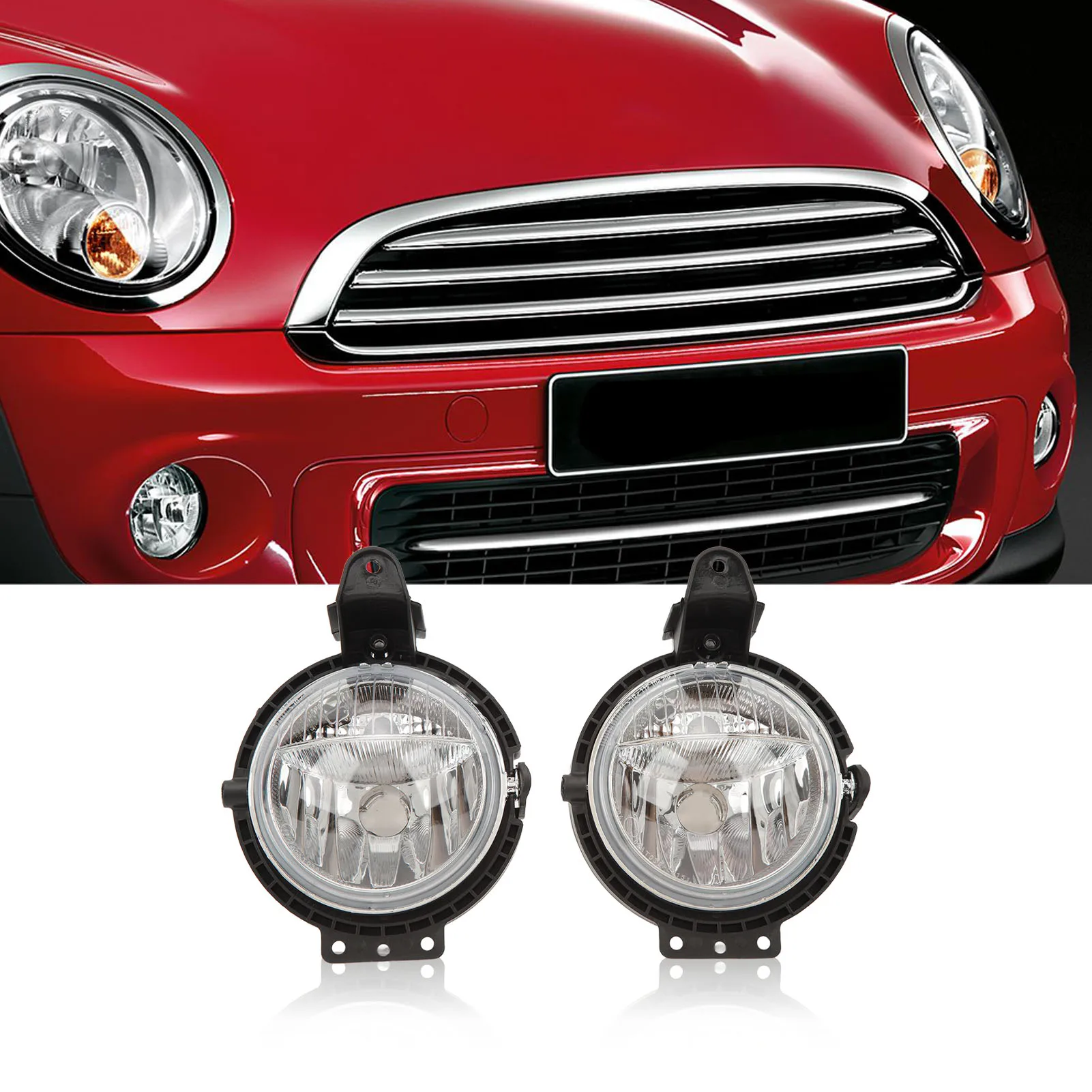 

Корпус противотуманных фар 63172751295 для Mini Cooper R55 R56 R57 R58 R59 2007-2015, 2 шт., автомобильные запчасти