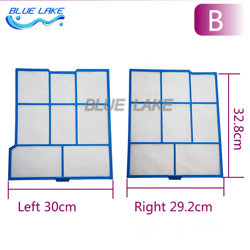 

Наборы фильтров для кондиционера по индивидуальному заказу, левый + правый A/B/C, три модели Hitachi, старая машина на заказ, не оригинальная пластиковая рамка
