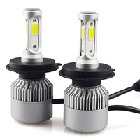 1 pair s2 car led headlight 8000lm super bright driving fog lights replace bulbs lamp waterproof car head lamp