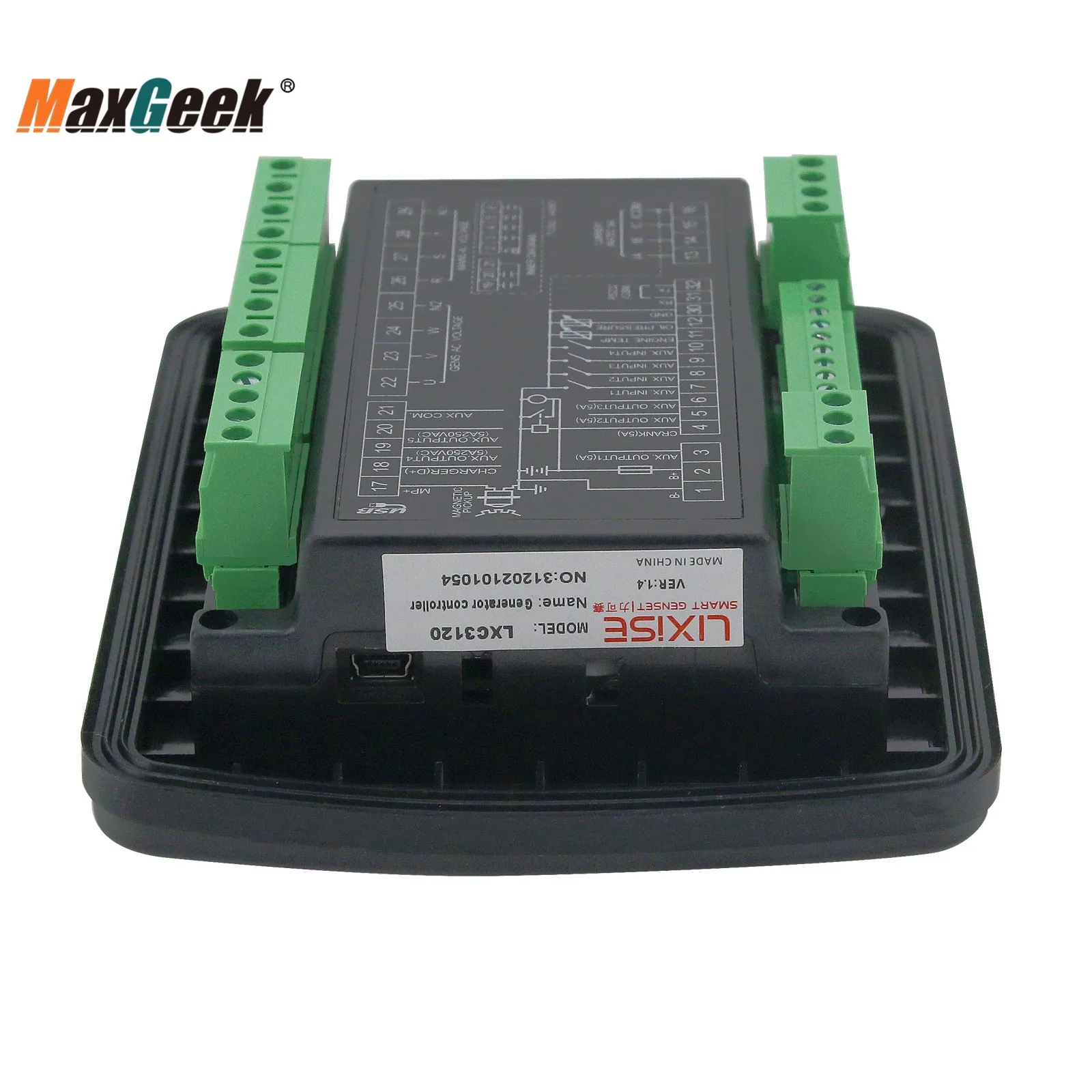 Maxgeek LXC3120 Контроллер дизельного генератора Контроллер генераторной установки Панель управления генератором автоматического запуска и остановки (art.: 3920d04a67bf5) - 3920d04a67bf5