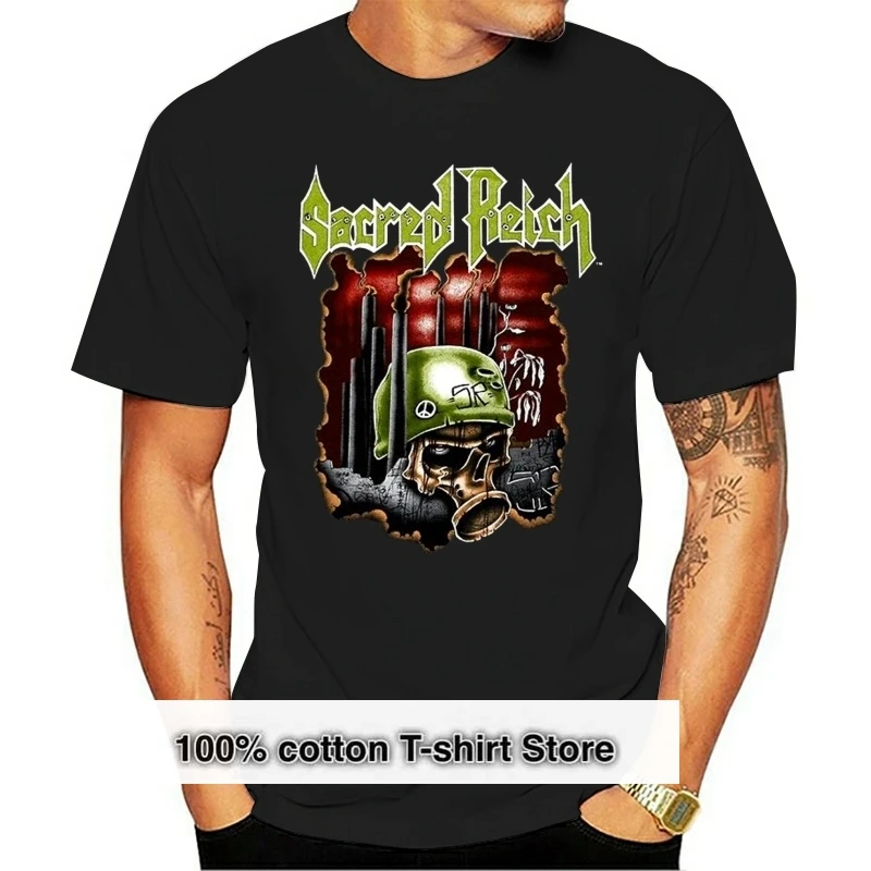 

SACRED REICH Vintage T Shirt 90s CONCERT 1990 TOUR 80s Thrash Metal BAND