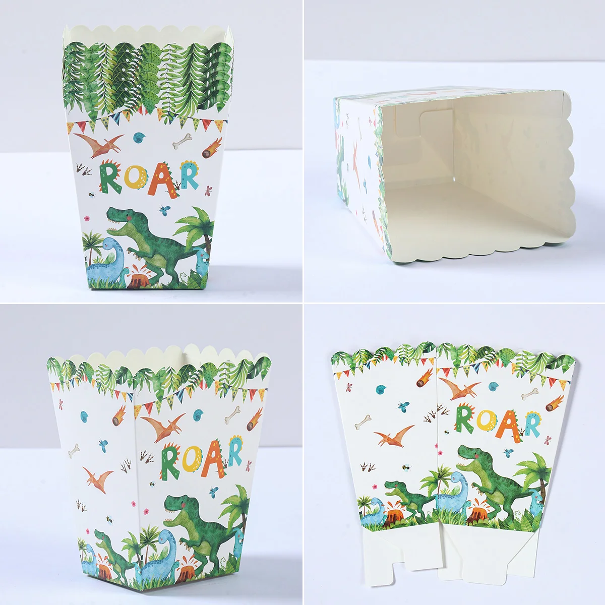 Примитивный динозавр коробка для попкорна мир Юрского периода искусственные