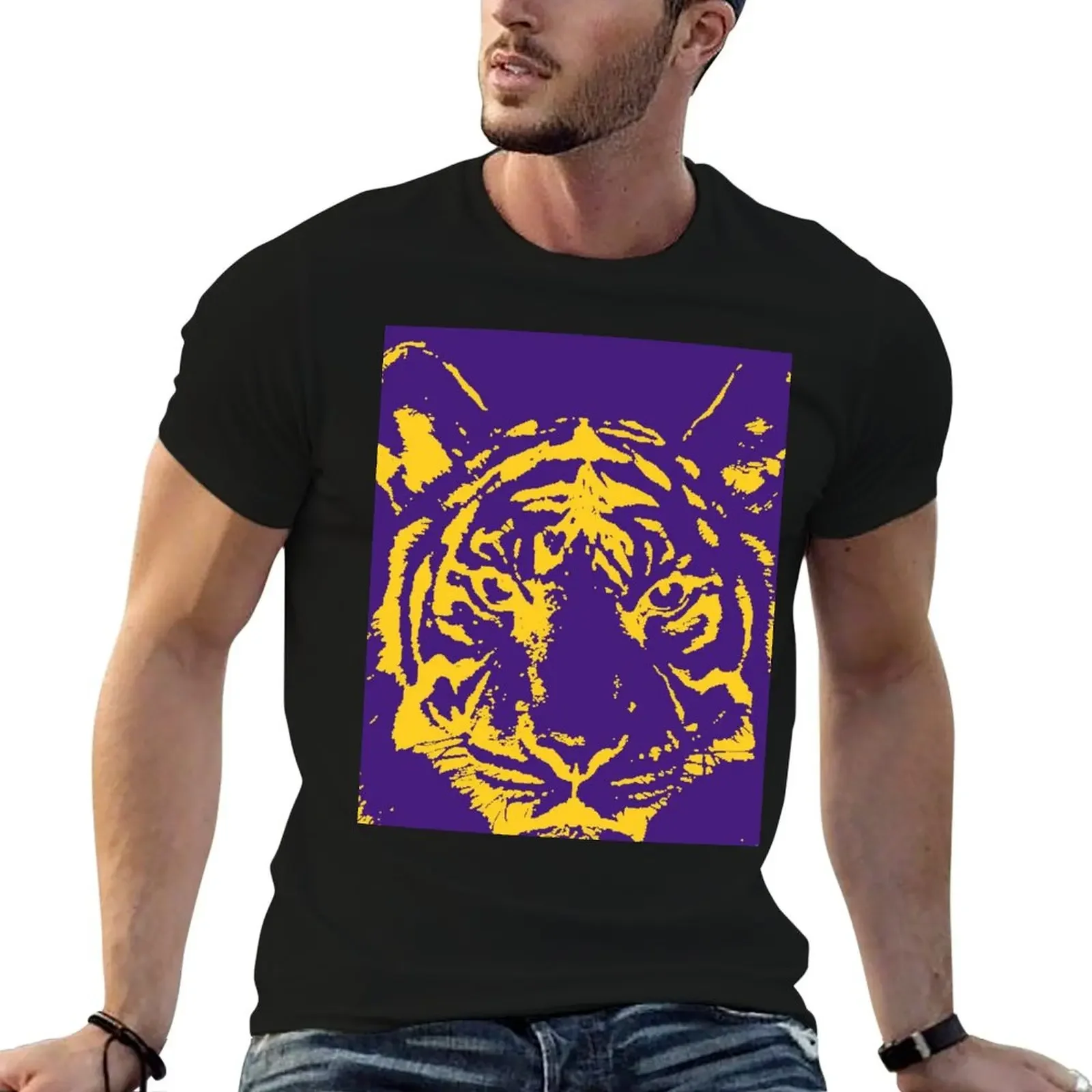 Royal Tiger Gameday Dress Bayou Bengal Yellow Топ без рукавов с графикой уличная одежда мужская