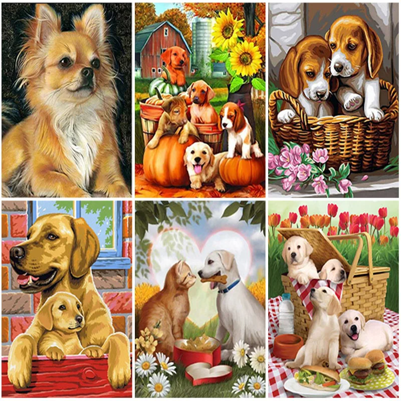 

Алмазная живопись 5D "сделай сам", модель животного, Набор для вышивки крестиком, хобби ручной работы, украшение для стен дома