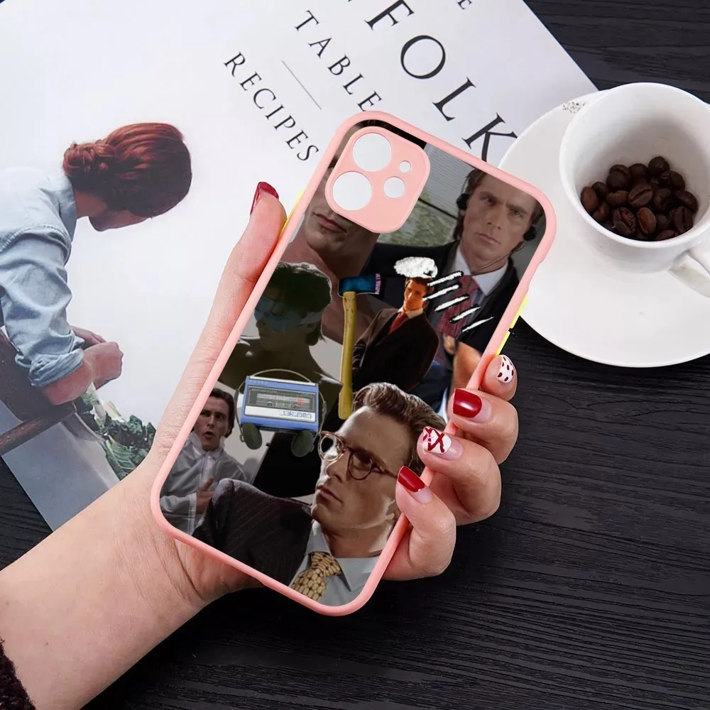 A-American P-психоs чехол для телефона iPhone 14 11 12 13 Mini Pro Max 8 7 Plus X XR XS MAX Прозрачный матовый