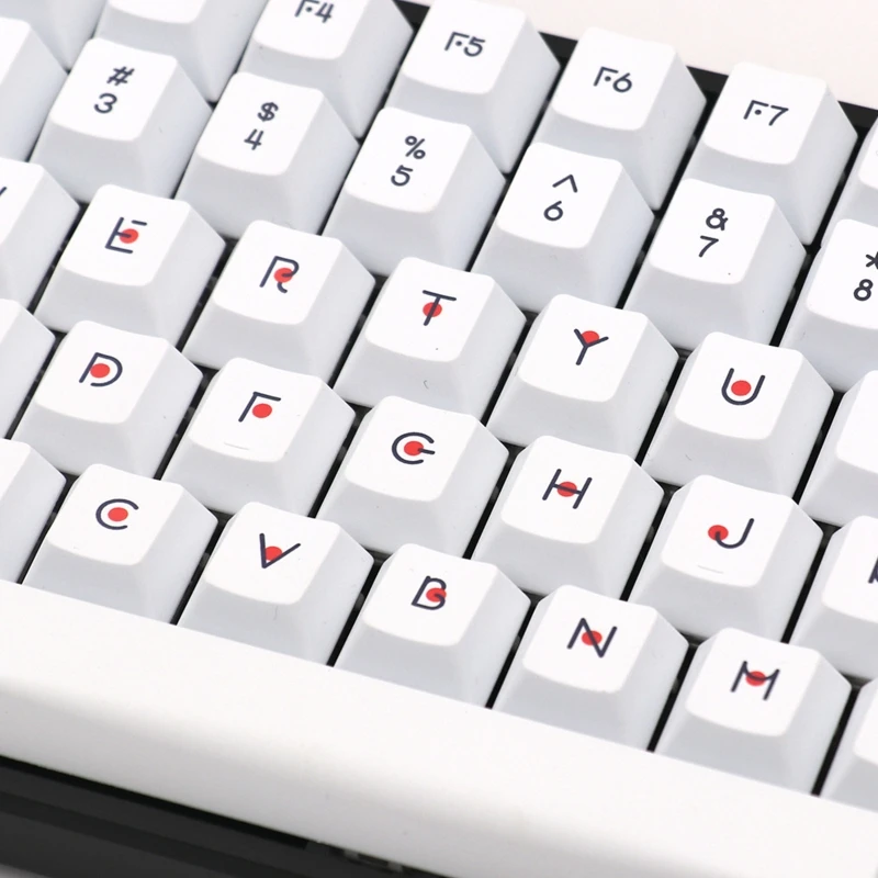 

158-Key Keycaps Dye Sublimation Daytime Durable Fonts PBT Cherry Keycap Set For Mechanical Keyboard Keycaps DIY D5QC