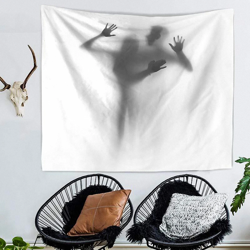 

Loving Couple Decorative Banner Flag Misty sexy dancing girl Poster Wall Art Tapestry Wall Hanging Cloth Canvas Painting Mural