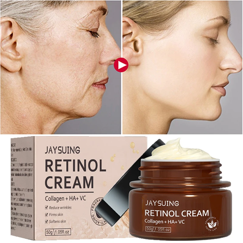 

Retinol Remove Wrinkle Face Cream Anti-Aging Firming Lifting Fade Fine Lines Improve Roughness Moisturizing Brighten Skin Care