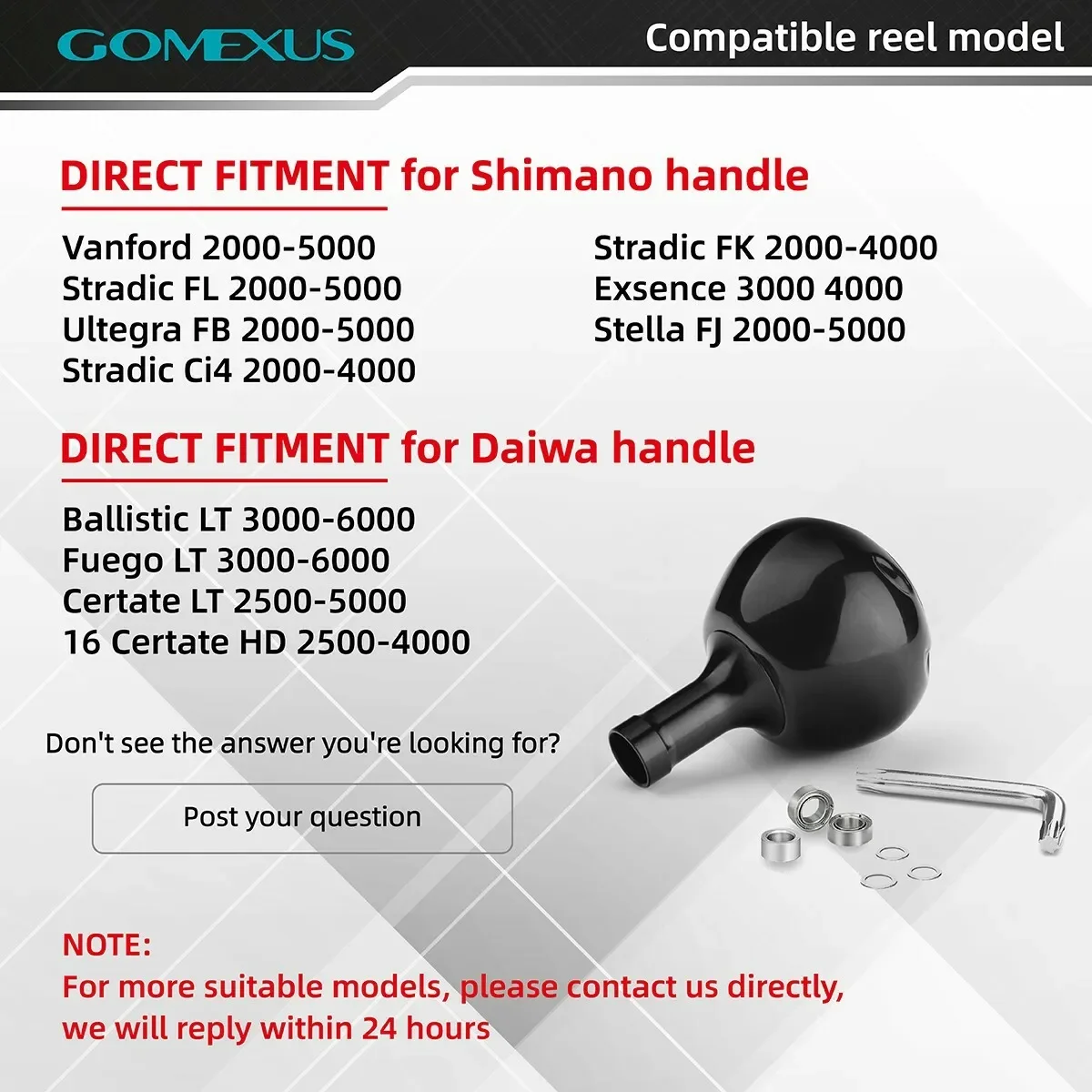 Титановая катушка Gomexus 38 мм TA38 для Shimano Stella Stradic VanquishSustain Daiwa Exist Certate LT BG MQ 2500-5000