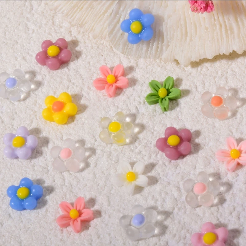 

50 шт., милые искусственные камни для ногтей