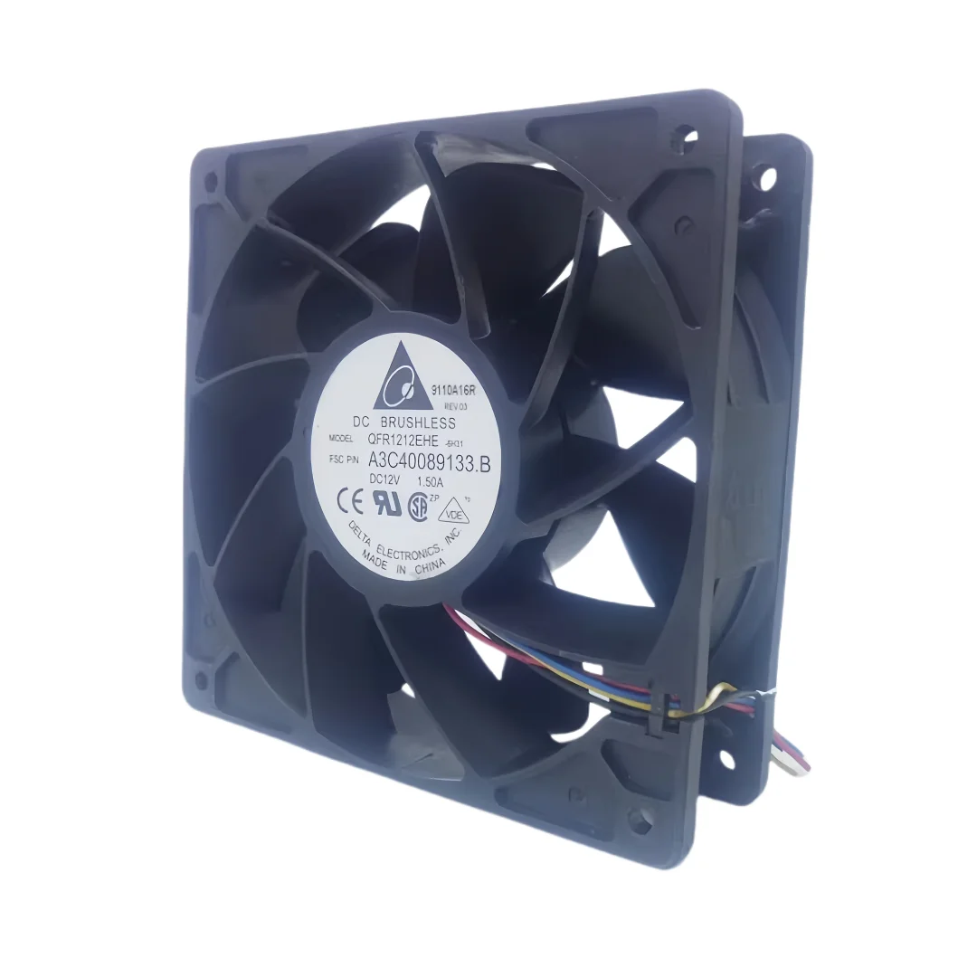 Высокоскоростной охлаждающий вентилятор 120 мм 12 см 4000 об/мин для Delta QFR1212EHE В 1 5 А