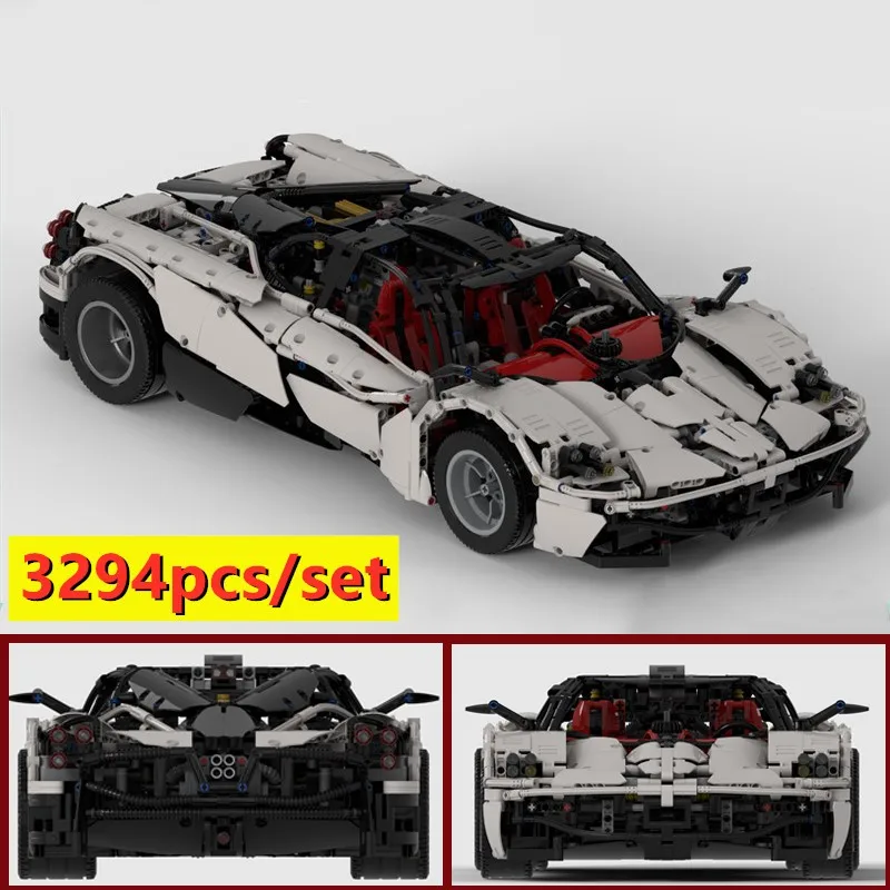 

NEW MOC Technologys Series The Huayra Hypercar Super Racing Car Fit MOC-31944 Building Blocks Bricks Kits Toys Kid Birthday Gift