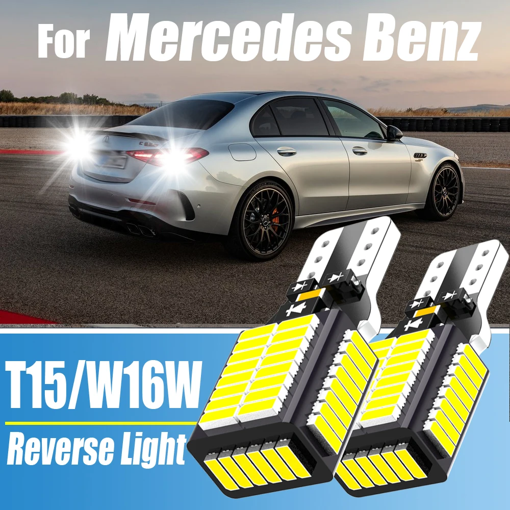 

2pcs W16W T15 LED Reverse Light Blub Canbus Backup Lamp For Mercedes Benz E M R S Class W212 A207 C207 S212 W166 W251 V251 W221