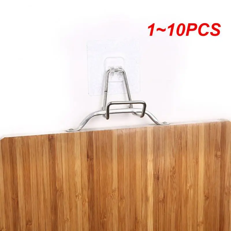 

1~10PCS Small Hook Holder Metal Strong Adhesive Round Smooth Edges Multi-functional Strong Load-bearing Household Accessories