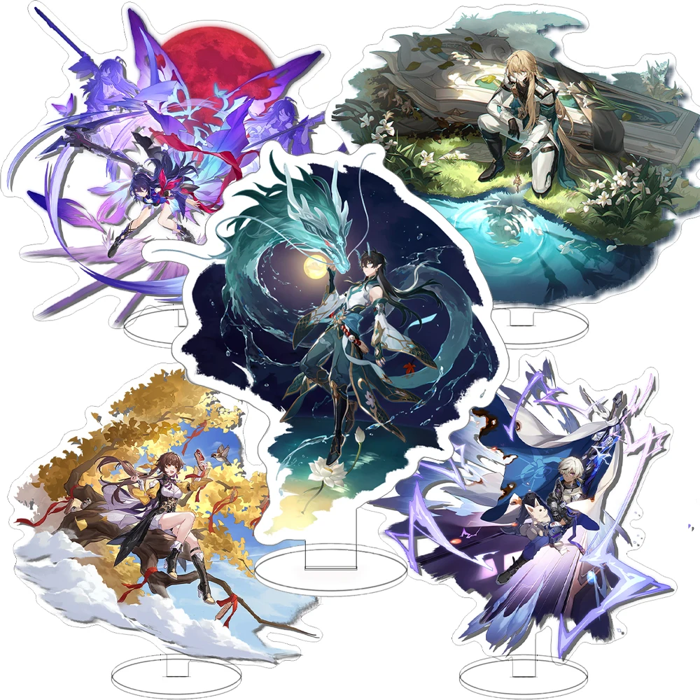 Mihoyo новая игра Honkai: звездная рельсовая фигурка 7 марта акриловая модель на подставке пластина Косплей Поклонники подарки аниме брелок