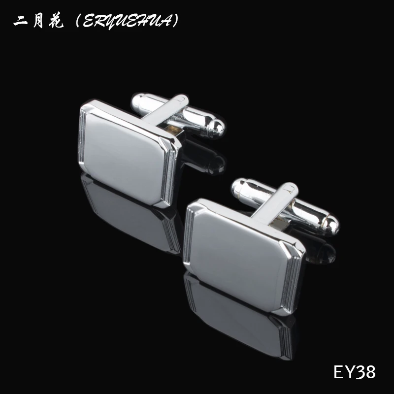 

High Quality French Style Silvery Cufflinks For Mens Shirt Brand suit Cuff Buttons Top sale Cuff Links Jewelry
