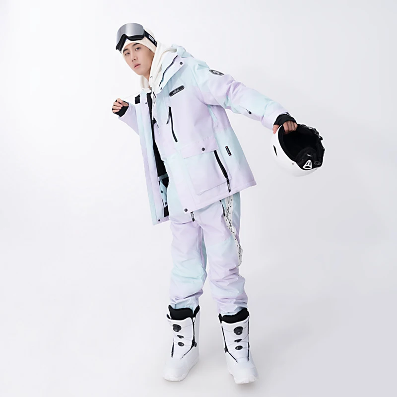 

Winter New Ski Suit Men Women Waterproof Outdoor Sports Male Skiing Snow Clothes Snowboard Wear Windproof Female Warm Overalls