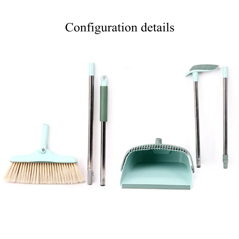 Set Broom and Dustpan Wiper for Home Cleaning Scoop Magic House Hair Dust Sweeper Floor Brush Garbage Collector Folding Dust Pan images - 6
